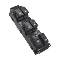 HOWINATOP 93570-2B100S4 Interruptor Maestro de Elevalunas Eléctrico Botón de Control para Hyundai Santa Fe 2007-12
