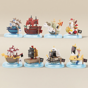 Modelo de Plástico de Barco Pirata de <span class=keywords><strong>Anime</strong></span> Japonés Icónico, Juguete Cápsula en Oferta para Máquinas Gashapon, Venta al por Mayor - Product Image 1
