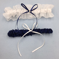 Jarretière de mariée sexy en dentelle, accessoires de mariage, jarretière amusante et élégante avec nœud en organza pour la jambe