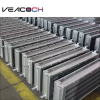 Intercambiador de Calor de Vapor con Tubos Aletados de Acero Inoxidable 316 y Condensador para Secadora por Tambor para Aplicaciones en la Industria Clor-Alcalina
