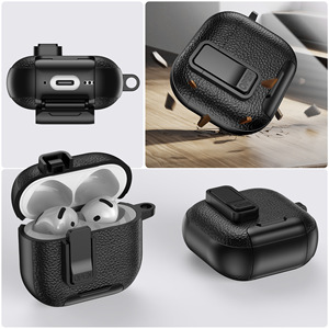 Pour AirPods <span class=keywords><strong>Pro</strong></span> 3 étui pour écouteurs sans fil pour Apple écouteurs 4 étui de protection support de téléphone universel pour AirPods 1/2 couverture - Product Image 6