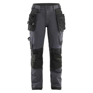 BLAKLADER - 712116459699D26 Women’s Craftsman <b>trousers</b> 4-way <b>stretch</b> Mid grey/<b>Black</b> - EAN 7330509922170 WORK <b>TROUSERS</b> - Product Image 1