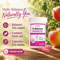 Capsules Probiotiques pour Femmes, Formule Douce pour l'Équilibre de la Flore Intime Féminine, Complément Alimentaire, 30 Comprimés, OEM, Marque Privée