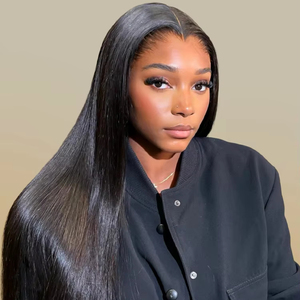 Ready to Go M Hairline Straight 6x8 Lace Front Wig avec cordon de serrage <span class=keywords><strong>Alipearl</strong></span> Widow's Peak Pre Cut & Plucked Beginner Friendly - Product Image 1