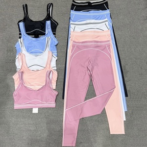 <span class=keywords><strong>Conjunto</strong></span> de <span class=keywords><strong>Yoga</strong></span> de 2 Piezas para Mujer, Diseño Personalizado, Alta Calidad, Spandex, Venta al Por Mayor - Top Deportivo Aloe-Soft y Pantalones - Product Image 2