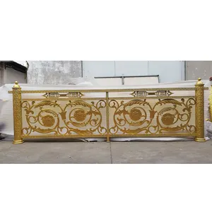 Nice Design cast aluminum copper Balcony balustrade stairs railings