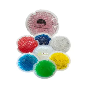 2024 New Product Ice Pack Reduce Face Puff Dark Circles Gel Beads Hot Heat Compress Pack Cold Face Eye Mask Cooling