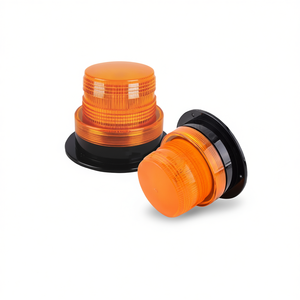 ไฟฉุกเฉินรถบรรทุก ไฟแฟลช สีขาว สีเหลืองอำพัน สีแดง สีน้ำเงิน 12 โวลต์ ไฟสโตรบติดหลังคา ไฟเตือน ไฟหมุน ไฟ LED สำหรับรถแทรกเตอร์ - Product Image 1