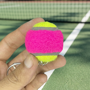 Top quality Rubber Key <b>Ring</b> Chains Padel <b>Keyring</b> Accessories Ball Present Tennis Racket Padel Rocket Keychain table tennis ball - Product Image 2