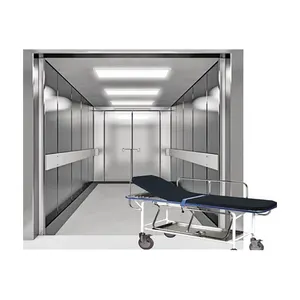 MSDS 4-Floor Stainless Steel Passenger Elevator Medical Elevator Bed Elevator for Hospitals