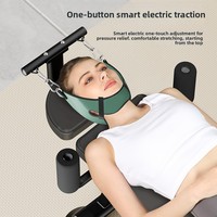 Appareil intelligent électrique en acier et PVC pour l'étirement des jambes et l'amélioration de la posture, idéal pour la traction cervicale et lombaire à domicile