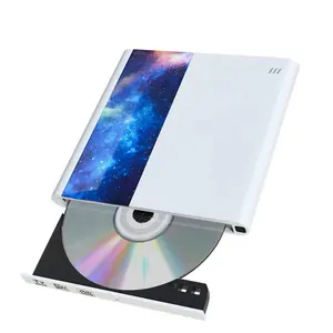 支持高清播放光盘外部驱动器USB 3.0便携式光学播放器写入器DVD RW电视笔记本电脑桌面