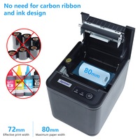 Impresora Térmica Directa de Recibos de 80mm para Punto de Venta, Rápida y Eficiente, para Códigos de Barras, Tickets de Estacionamiento y Máquinas de Ultrasonido ¡En Stock!