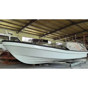 Customization 4 6 8 Person Assault Boats Yacht Cabin Cruiser Fiberglass High Speed Fiberglass Fishing Boat