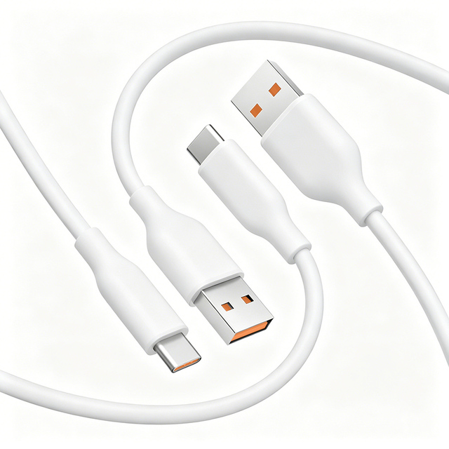 PVC TPE Durable USB to Type C /C-C Charging Cable Mobile Phone Data Transfer Wire