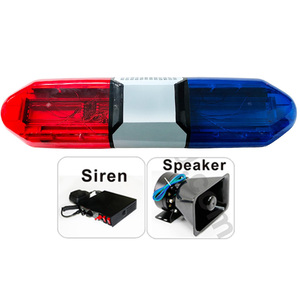 Barre lumineuse de voiture LED 12 volts de nouveau style avec interrupteur de sirène et haut-parleur compatible avec Wrangler Accord Everest Tacoma - Product Image 2