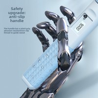 Corde à sauter intelligente électronique sans fil avec compteur, design balle lestée en ABS, pour entraînement professionnel à domicile
