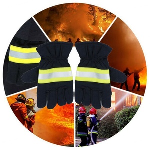 Wholesale Customizable Fire Protection <b>Gloves</b> | 3C Certified Non-Slip Aramid Safety <b>Gloves</b> 26cm Length Durable Tear-Resistant - Product Image 4