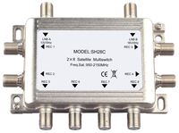 Fabricación 2 en 8 Out Switch Diseqc Switch 2X8 Multiswitch SH28C MS28C