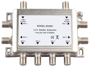 Sản xuất 2 trong 8 ra chuyển đổi <span class=keywords><strong>DiSEqC</strong></span> chuyển đổi 2x8 <span class=keywords><strong>multiswitch</strong></span> sh28c ms28c - Product Image 2