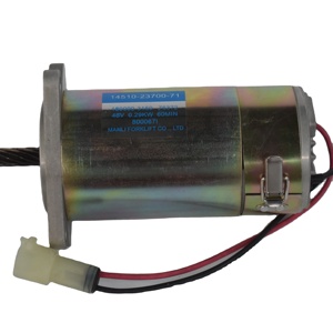 Motor de dirección de carretilla elevadora de 48V/290W 14510-23700-71 usado para 6F/7FBR15-25 - Product Image 1