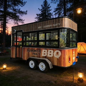 Mobile Food Cart Custom Concession <b>Trailer</b> for Ice Cream Hot Dog Snack - Product Image 1