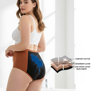 Ropa Interior Menstrual Sin Costuras Hygieia, Cintura Media, Sin Costuras Visibles, Bragas Menstruales de 4 Capas a Prueba de Fugas, Bragas Fisiológicas, <span class=keywords><strong>Culotte</strong></span> Mensuelle - Product Image 2