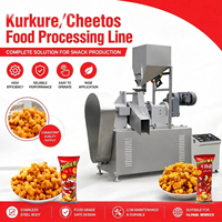 Machine extrudeuse industrielle pour Cheetos, équipement de transformation automatique de snacks au fromage soufflé avec système de production avancé