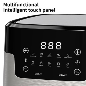 Friteuse à air électrique intelligente multifonctionnelle moderne carrée de 5 L pour la friture, la cuisson et les usages multiples - Product Image 2