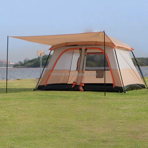 Tente <span class=keywords><strong>de</strong></span> <span class=keywords><strong>camping</strong></span> familiale d'extérieur <span class=keywords><strong>de</strong></span> style nouveau avec double porte, foyer, protection solaire intégrée, tissu Oxford, tente <span class=keywords><strong>de</strong></span> <span class=keywords><strong>parc</strong></span> - Product Image 3