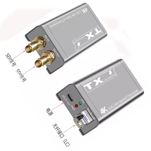 Video âm thanh Extender HD sợi đơn LC <span class=keywords><strong>Transmitter</strong></span> Receiver SDI sợi quang Extender 10m SingleMode 12g 4k GPRS - Product Image 2