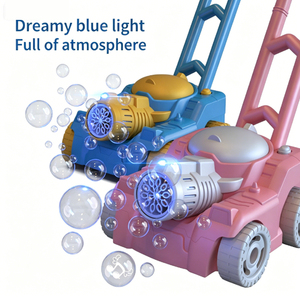 Carrello Automatico EPT per Bolle di Sapone per Bambini, Giocattolo Falciatrice <span class=keywords><strong>a</strong></span> Bolle ad Alta Produzione <span class=keywords><strong>a</strong></span> 10 Fori, Giocattolo Estivo da Spingere per Esterni - Product Image 1
