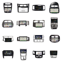 Nouveau cadre de tableau de bord pour autoradio Android, navigation GPS, accessoires intérieurs, cadre d'écran pour lecteur DVD de voiture