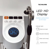 Machine à expresso semi-automatique TECHNO Stario 01 2750W 220-240V à groupe unique avec vapeur réglable pour café