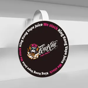 Custom Design Regal Talker Werbung Regal Display Wobbler Aufkleber PVC/POP/PET/PP Kunststoff Schaukel streifen