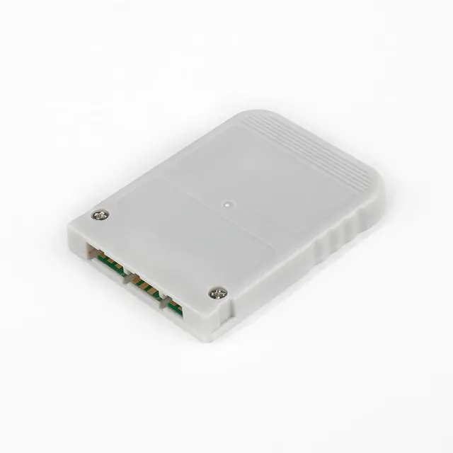 1Mega Memory Card 1 for Playstation 1 PS1 PSX PS One Game Accessories White 1MB Memory Card