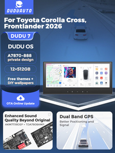 MEKEDE DUDU7 7870 Lettore Multimediale Audio Radio con Car-play e Navigazione GPS Auto per Toyota Corolla Cross Frontlander <span class=keywords><strong>2026</strong></span> da 12,3 Pollici - Product Image 5