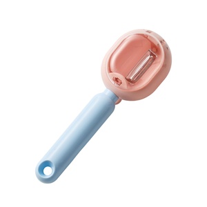 Nouvel éplucheur <span class=keywords><strong>manuel</strong></span> avec rétraction de la lame en un clic, lame en acier inoxydable, design anti-éclaboussures, épluchage sans effort - Product Image 1