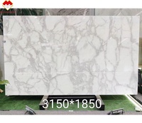 Quartzite blanche Fendy naturelle Douvres marbre blanc Livre Match Dalle Picasso Marbre Plancher Panneau Mural Table Top Meubles Pierre