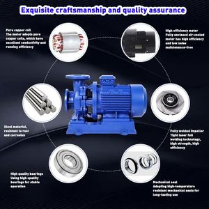 ปั๊มแรงดันสูงแบบแรงเหวี่ยงสแตนเลส ปั๊มแนวตั้งแบบอินไลน์ ปั๊มหมุนเวียนน้ำร้อน - Product Image 4