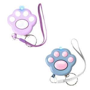 Allarme Personale per Donne e Bambini, Strumento di Sicurezza Portatile con Luce Lampeggiante SOS, <span class=keywords><strong>Protezione</strong></span> Contro Lupi, Portachiavi per Autodifesa - Product Image 1