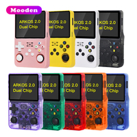 Console de jeu portable Mooden Hot R36S Arkos, 64 Go, 15000 jeux, écran 3,5 pouces, lecteur de jeux rétro classique, jeux vidéo