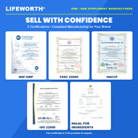 LIFEWORTH - Cápsulas de Quercetina y Ortiga de Marca Privada, Complejo de 500 mg, Suplemento Antioxidante para la Salud de la Próstata, 90 Cápsulas, OEM, ODM