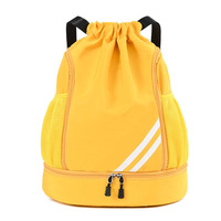 Nouveau sac à dos de sport à cordon de serrage tendance, logo personnalisé, sac à cordon décontracté pour les étudiants, adolescents, hommes et femmes
