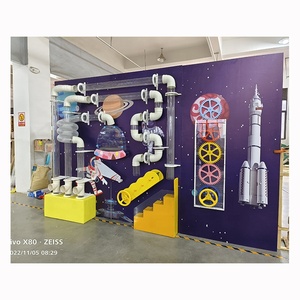 Juegos de Pared Interactivos con Tubos Espaciales, Equipo para Sala Sensorial, Panel de Bolas Oceánicas para Área de Juegos Interior, Certificado CE, Jardín de Infancia - Product Image 1