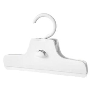 Pant Hanger With <b>Clip</b> Space Saving <b>Hook</b> Type Clothing Organizer Rectangle Shape For Wardrobe Storage - Product Image 4