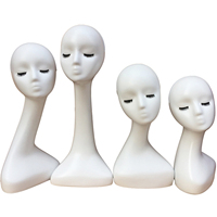 Tête de mannequin pour perruque, tête de mannequin pour l'affichage de perruques, de chapeaux, de bijoux, de lunettes, d'écharpes, modèle d'affichage pour salon de coiffure