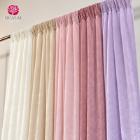 HuaLai 10x20ft Rideaux en velours de luxe pour décorations de scène de mariage, tissu lourd insonorisant, taille personnalisée