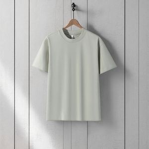 Camiseta Blanca de Manga Corta, Cuello Redondo, 260 g/m², Algodón Grueso, Talla Grande, Personalizable al por Mayor, para Hombre y Mujer - Product Image 1