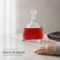 Carafe à vin en verre facetté créative pour les boissons ou les liquides